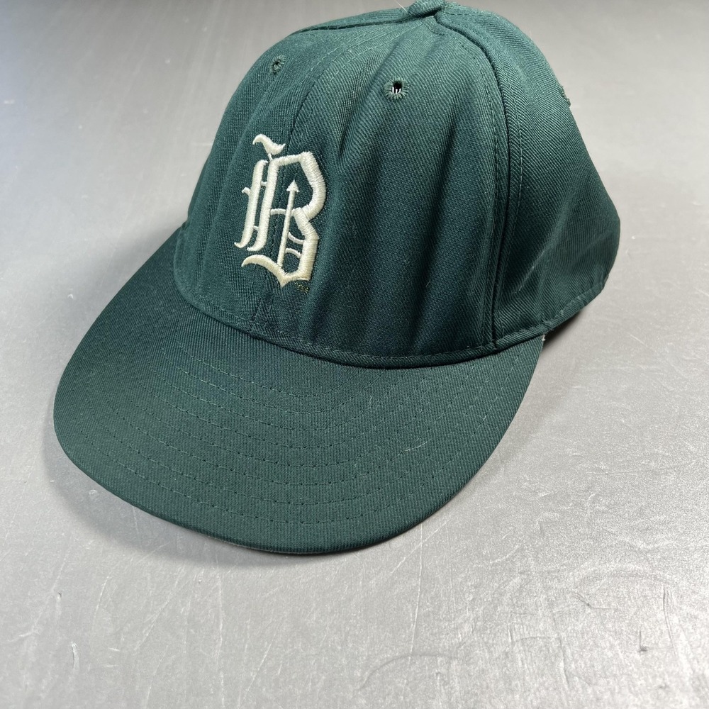 Vintage Baylor Pro-Line Hat Cap Fitted Mens 7 3/8 Green B Logo Baseball USA 90s‎